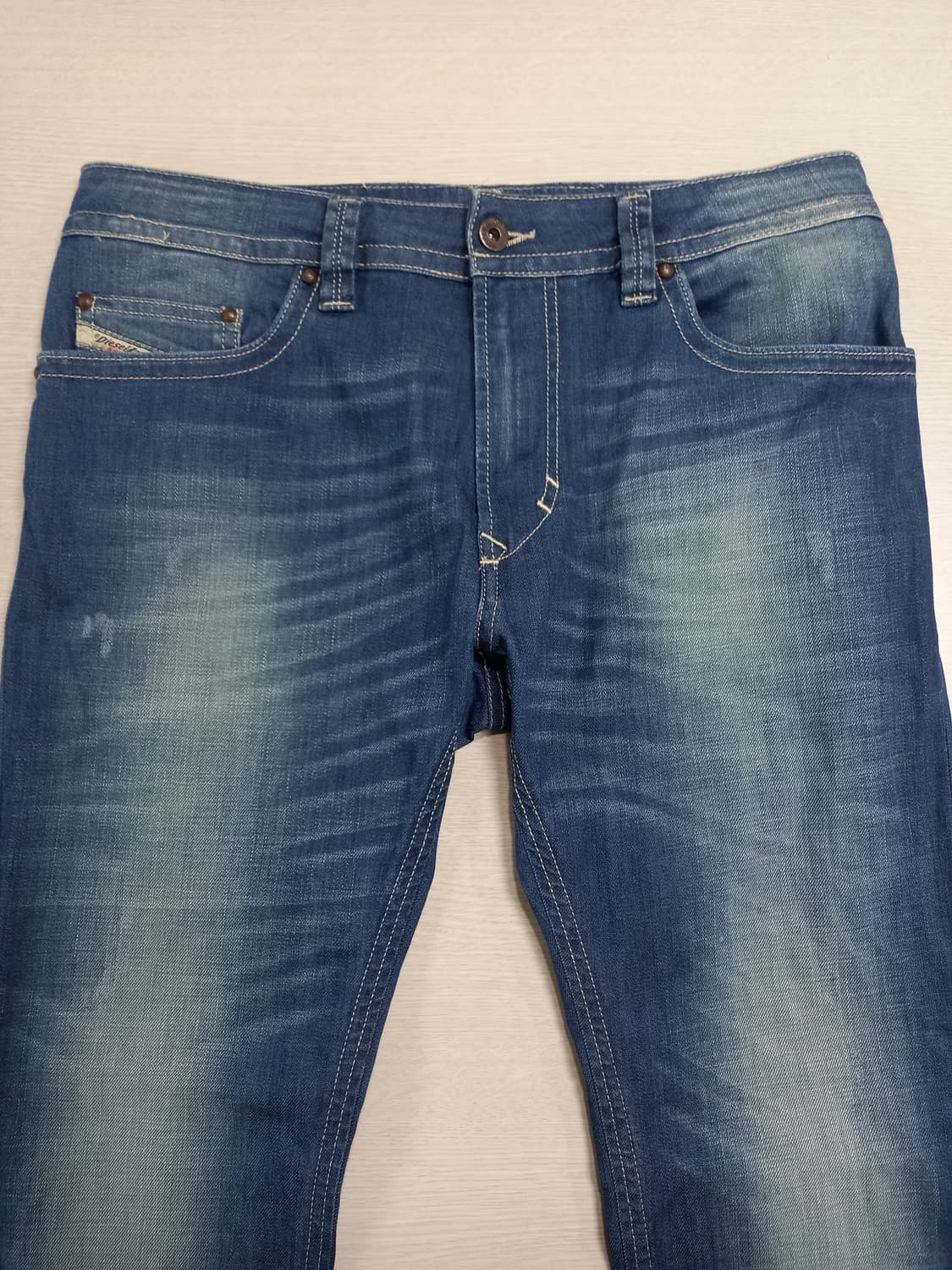 32 DIESEL 워싱 스판 슬림일자진 32-406 상품이미지3