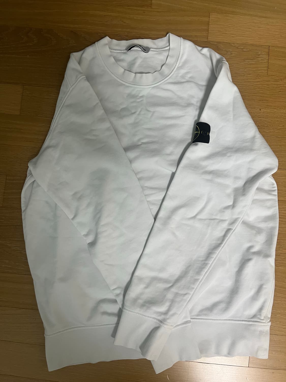 스톤아일랜드 흰색 맨투맨 상품이미지1