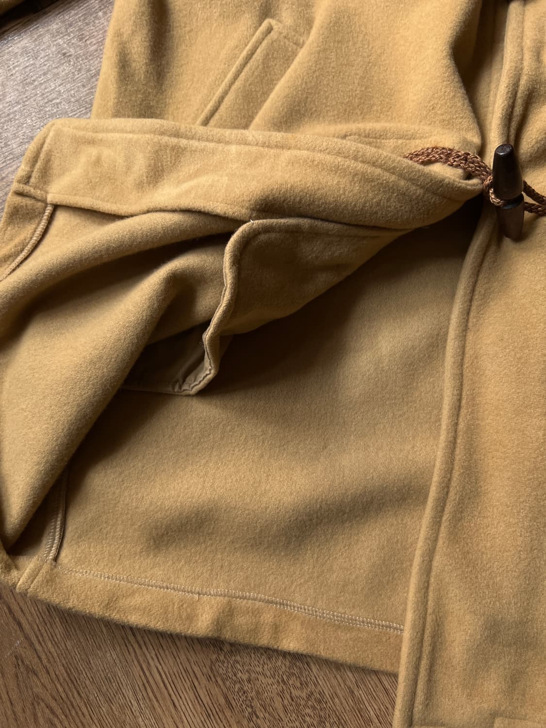 [L]폴로 랄프로렌 베이지 울 더플 코트 상품이미지5