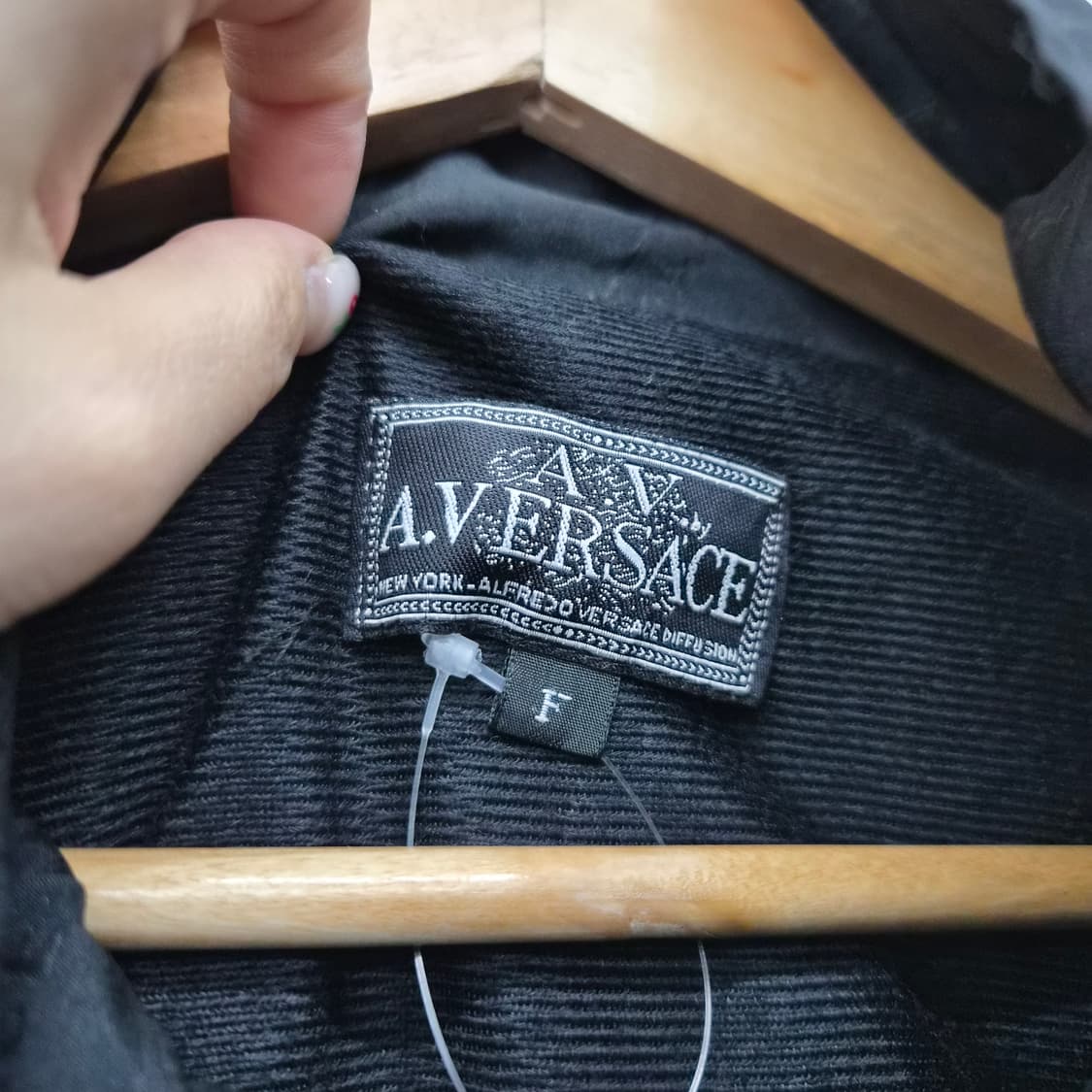 베르사체 블랙 패턴 바람막이 자켓 남녀공용 FREE 상품이미지5