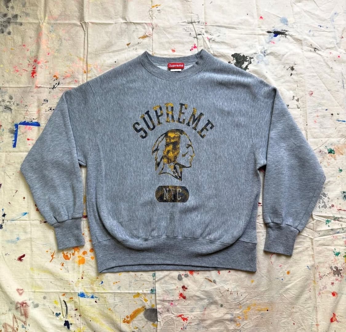 1996 supreme lndian Head Crewneck 상품이미지1