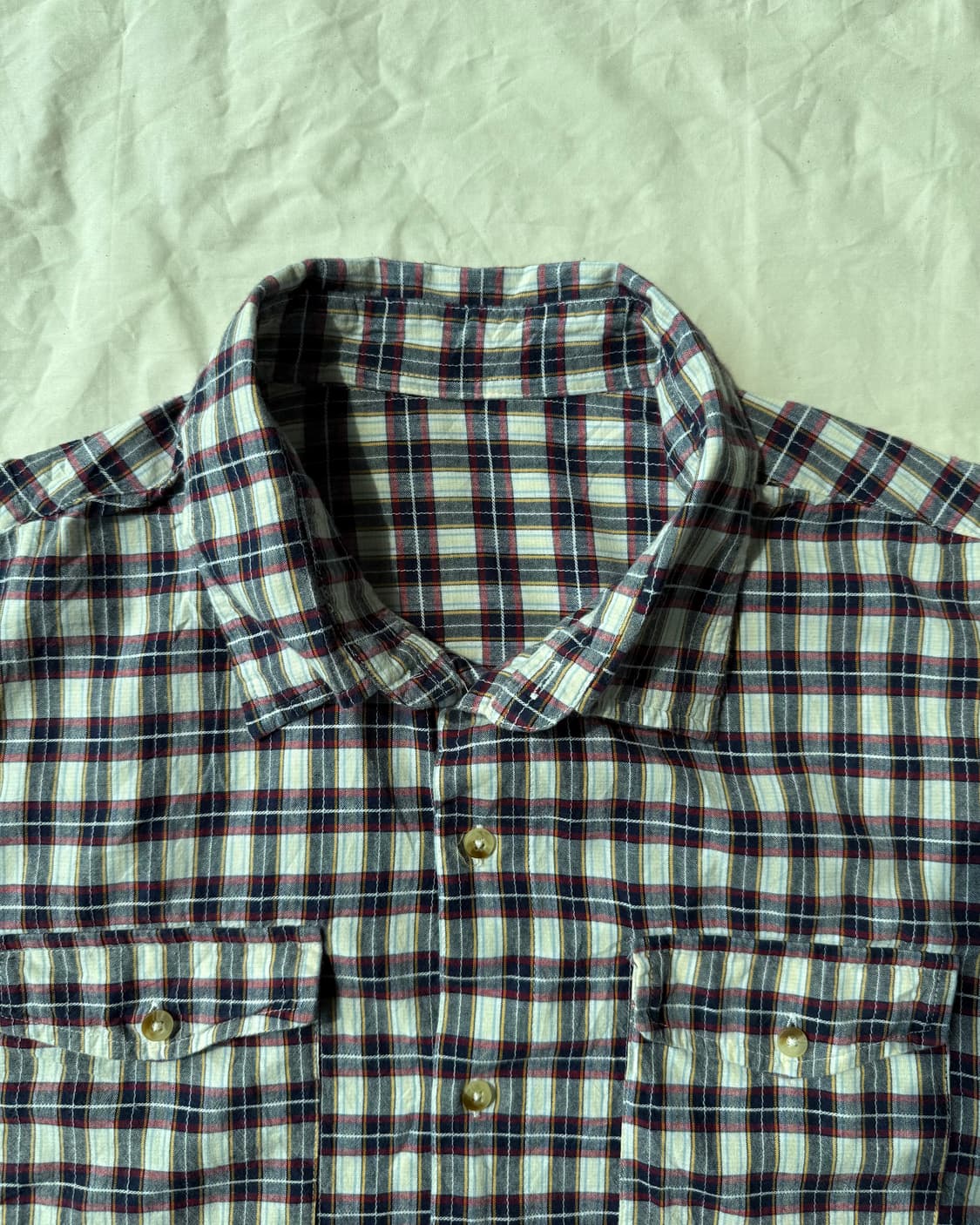 레드 체크 셔츠 상품이미지1