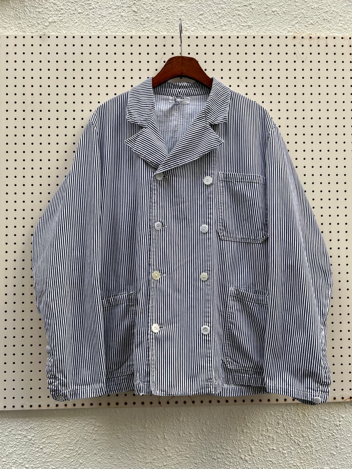 OLD FRENCH STRIPE 빈티지프렌치워크 더블브레스트자켓 상품이미지1
