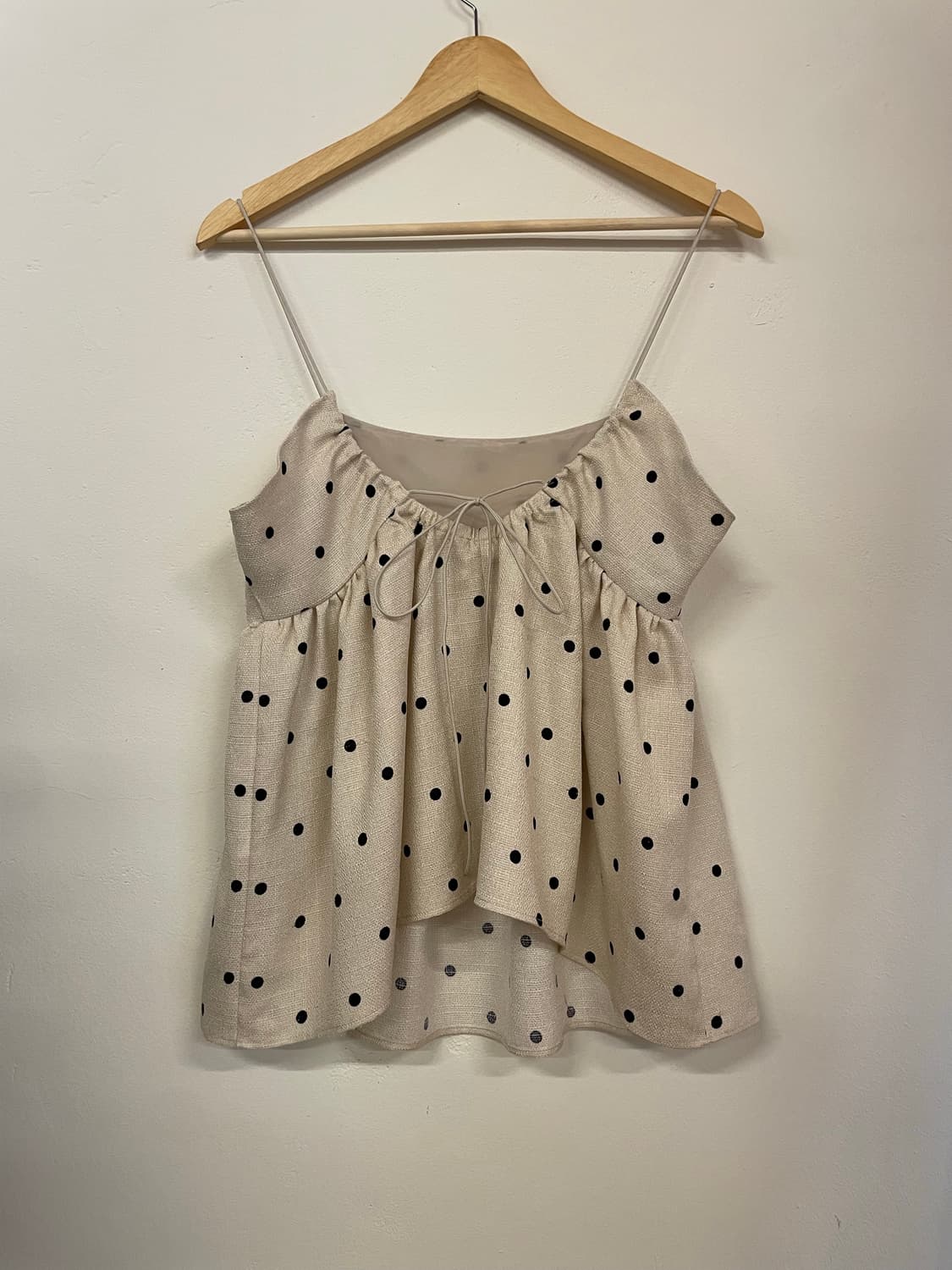 Dot print sleeveless top 상품이미지2