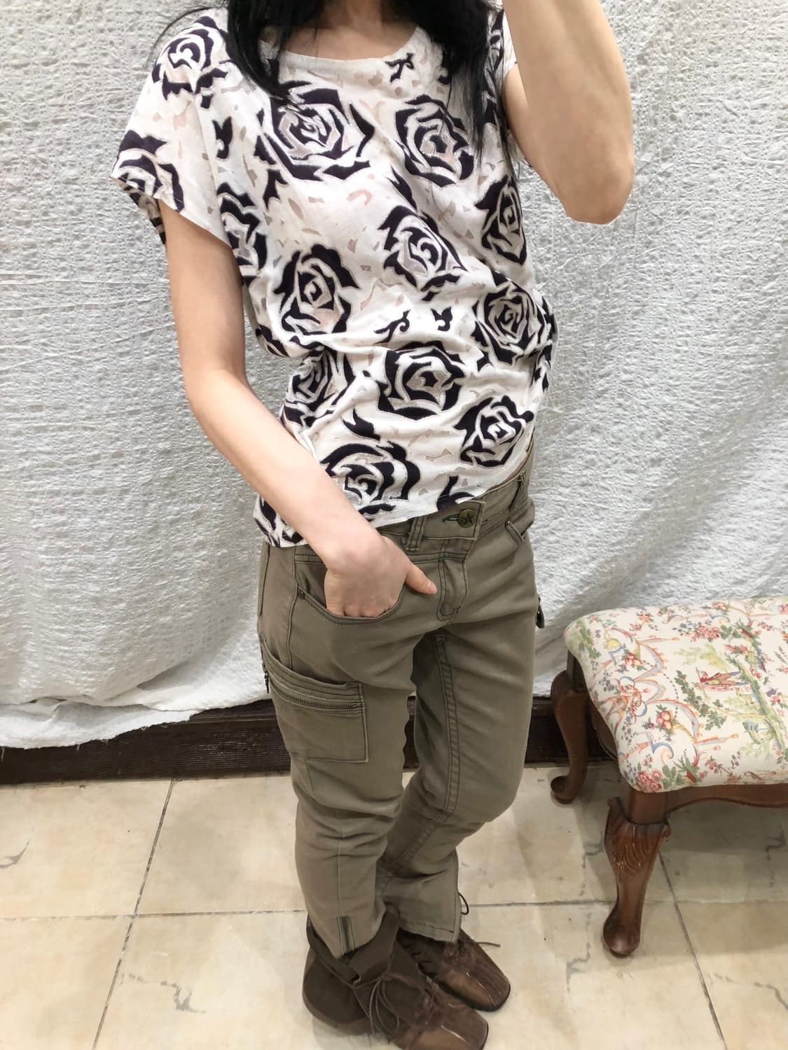 rose ink top 상품이미지3