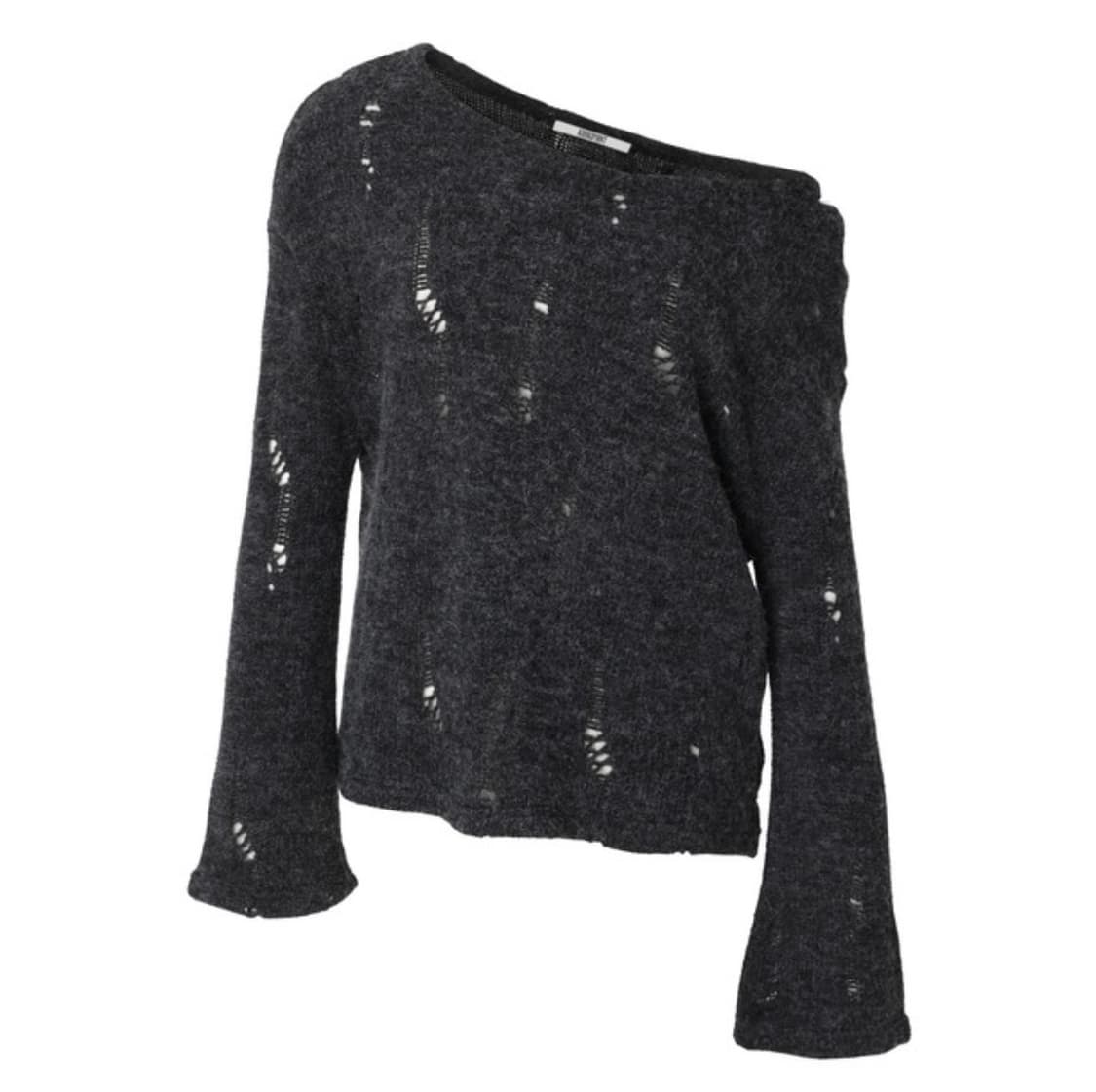  구해요!)카키포인트 데미지 니트 Damage Punching Knit  상품이미지1