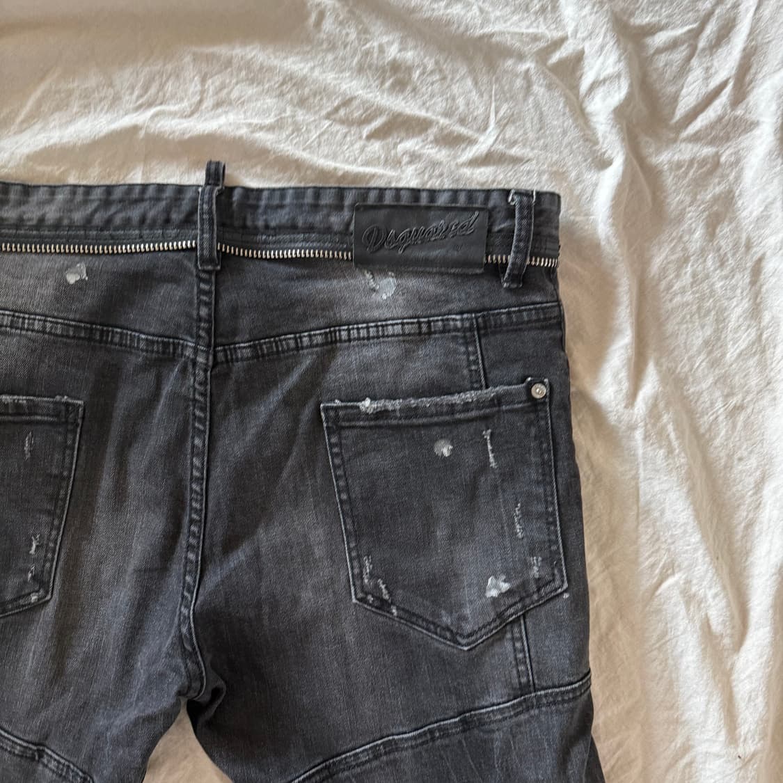 디스퀘어드 아카이브아머 지퍼 새깅진 상품이미지7