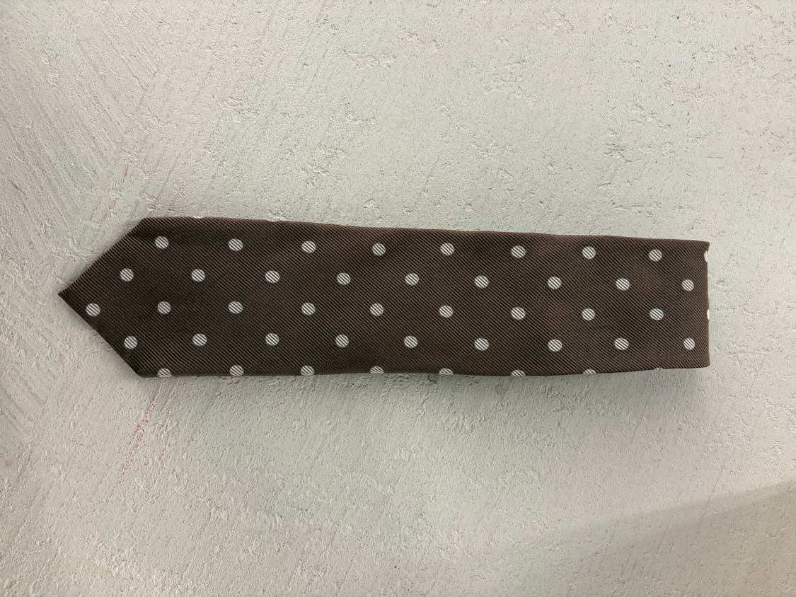 TOM FORD 브라운 물방울무늬 넥타이  상품이미지2