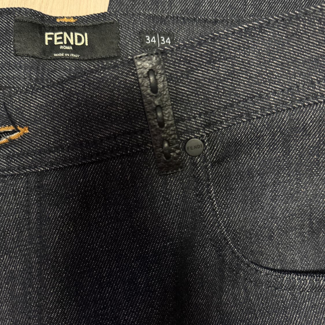 Fendi 펜디 청바지(생지) 컴포트 스트레이트 핏 34x34 상품이미지9