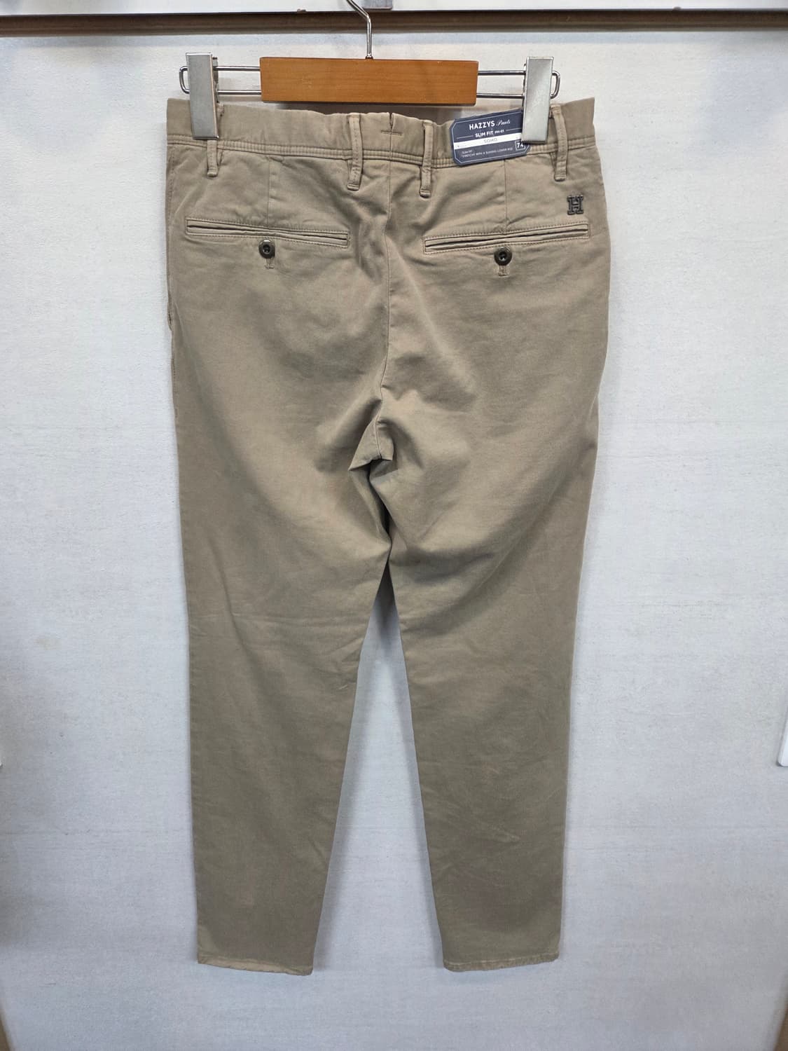 헤지스 여성 코튼 베이지 팬츠 74 허리 27 상품이미지2