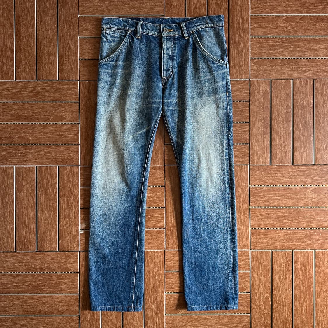 Kazuyuki Kumagai Attachment denim pants 상품이미지1
