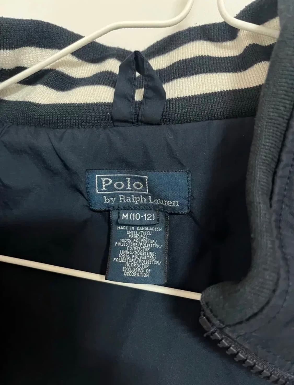 폴로 보이즈 M 남색 윈드브레이커 바람막이 상품이미지5