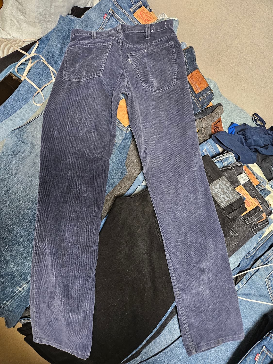 80s levi's 519 코듀로이 팬츠 31사이즈 화이트탭 상품이미지2