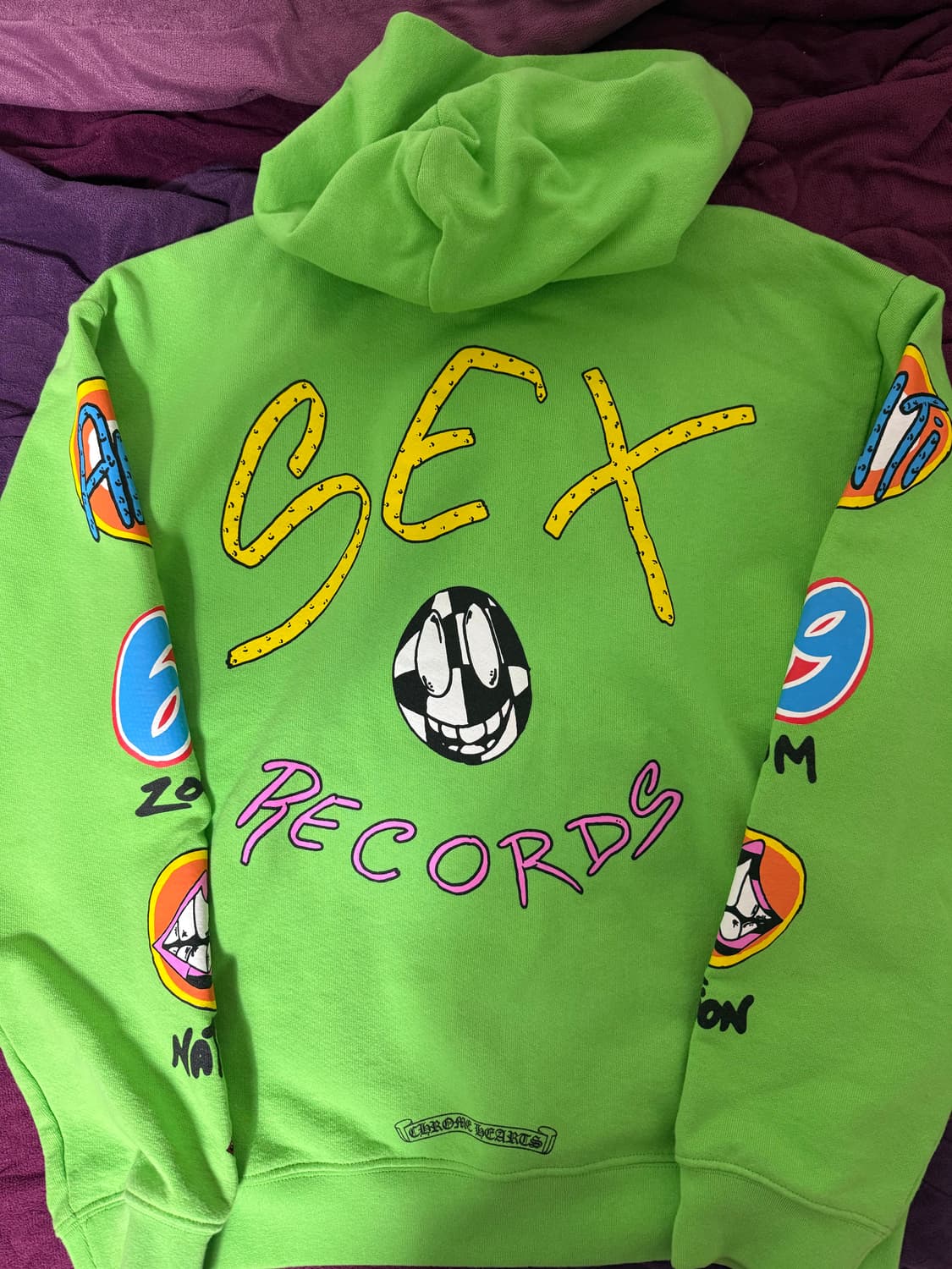크롬하츠 매티보이 섹스레코드 후드L 상태굳! 상품이미지3