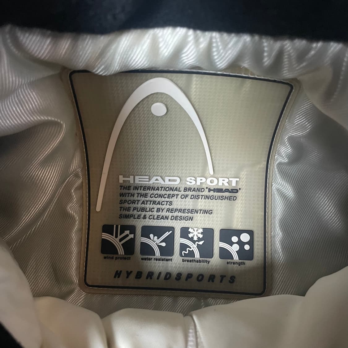 HEAD 화이트 블랙 퍼 패딩 상품이미지4