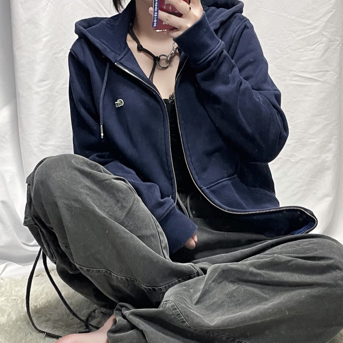 라코스테 후드집업 상품이미지1