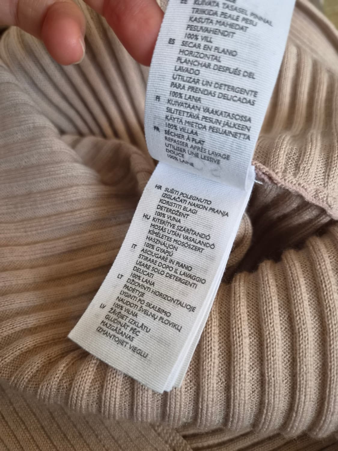 코스 Cos 여성 울터틀넥니트미니원피스 XS사이즈 상품이미지10