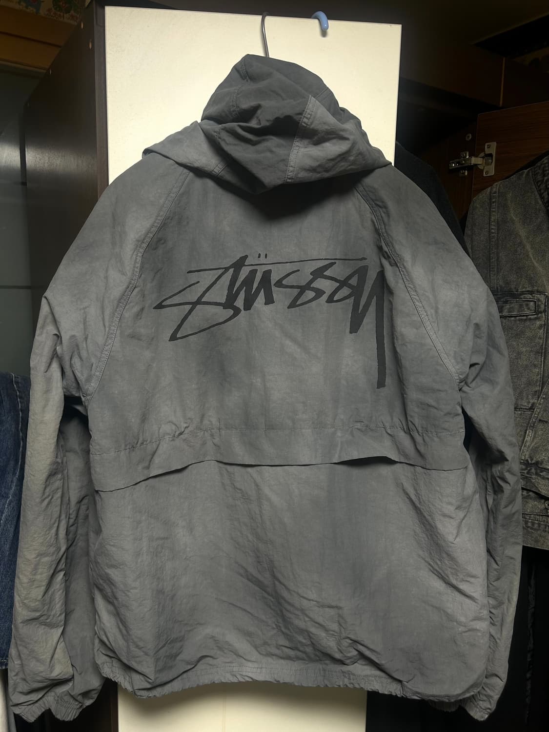 [L]스투시 비치쉘 자켓 그레이 상품이미지2