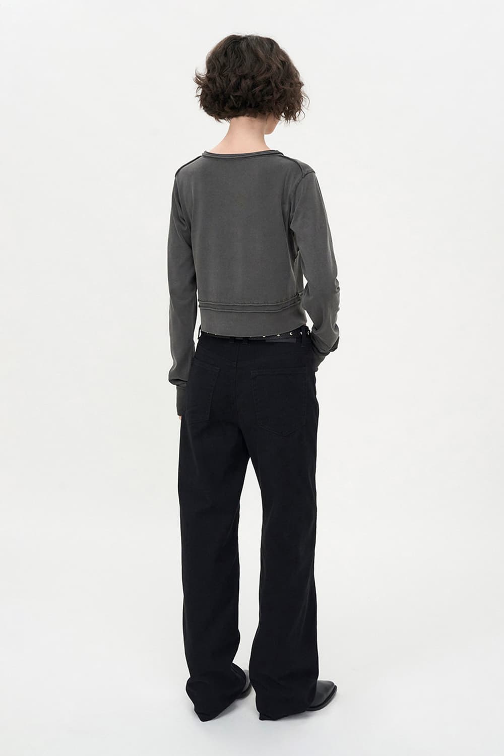 인사일런스 우먼 슬림 컷오프 가디건 M 상품이미지2