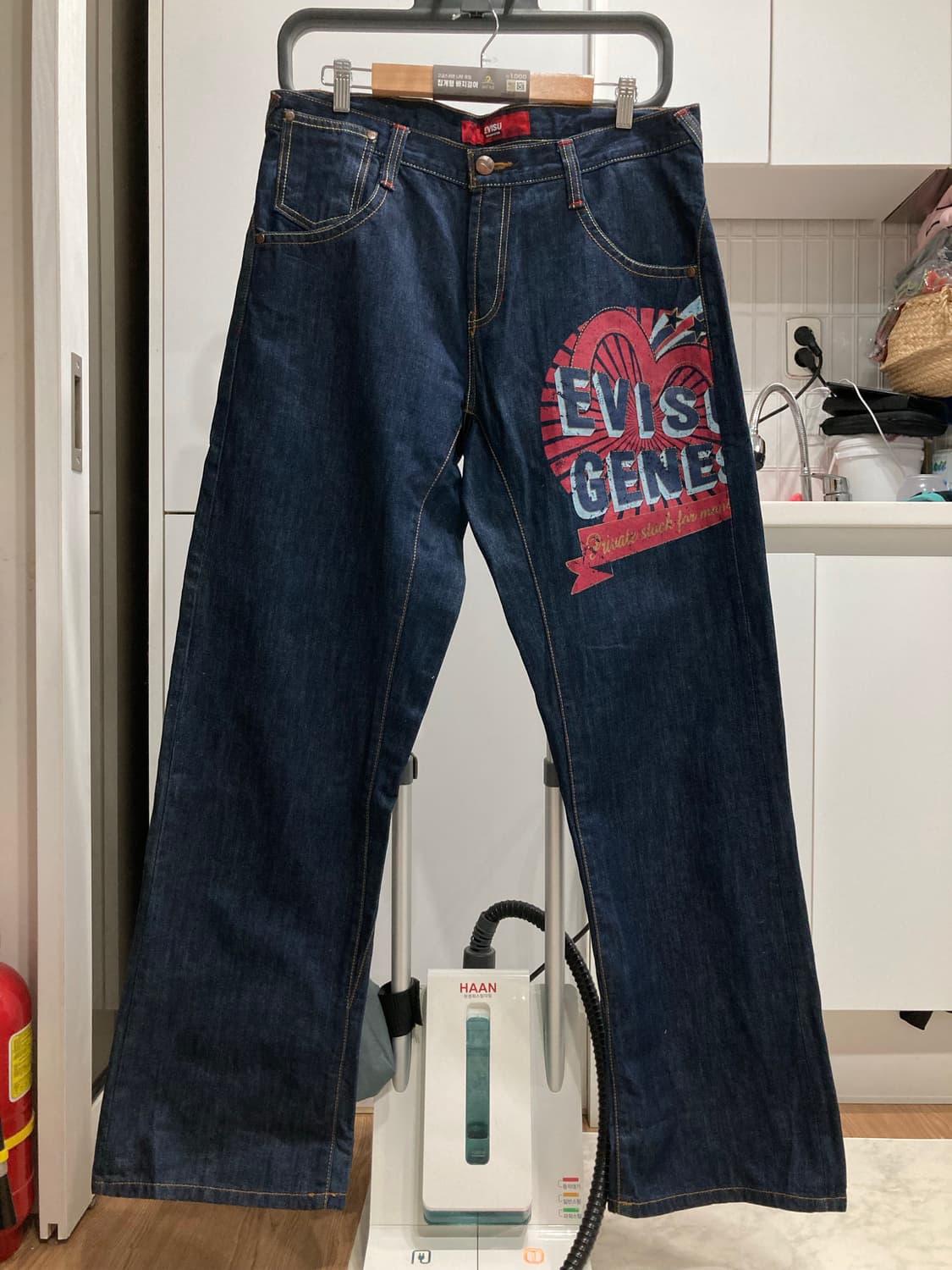 Evisu에비수 프린팅 데님 팬츠 상품이미지2