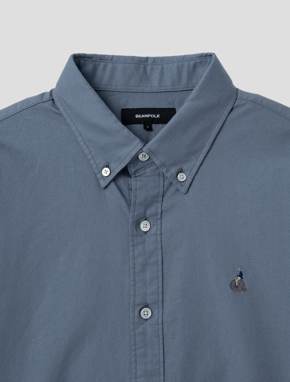 빈폴 Unisex 블루 옥스포드 솔리드 셔츠(선물포장) 상품이미지2