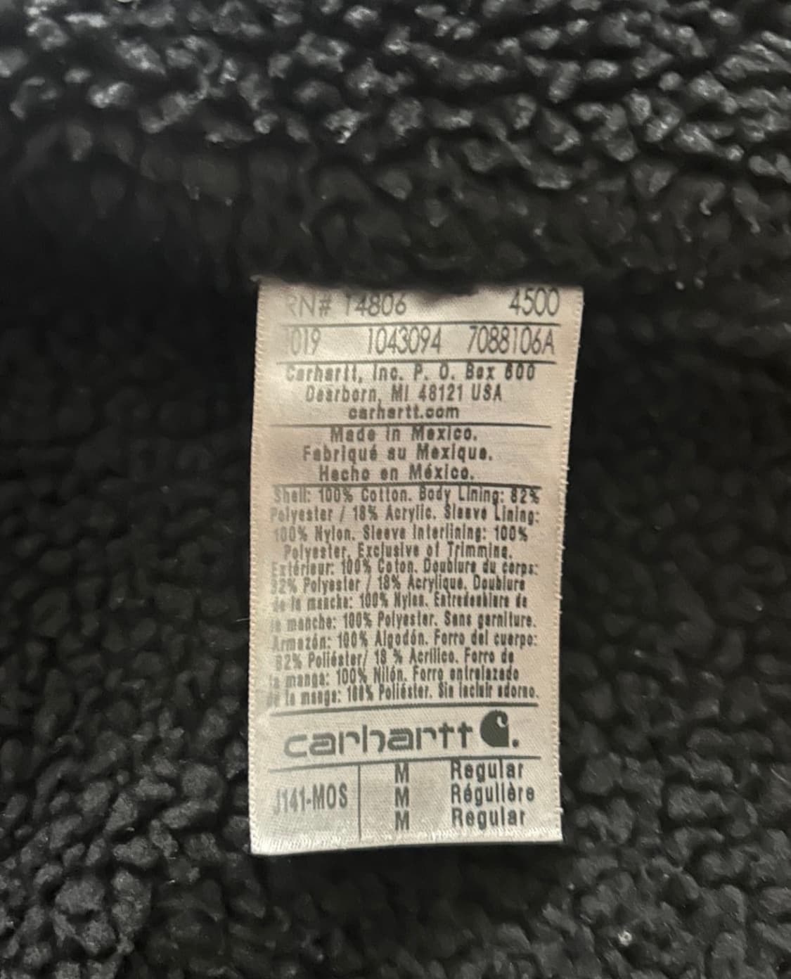 칼하트 시에라 자켓 모스 그린 상품이미지3