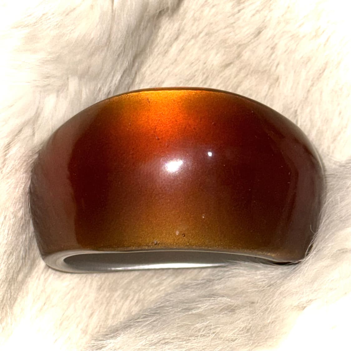 헤이세이 갸루 오리엔탈 브라운 글로시 뱅글 팔찌 상품이미지2