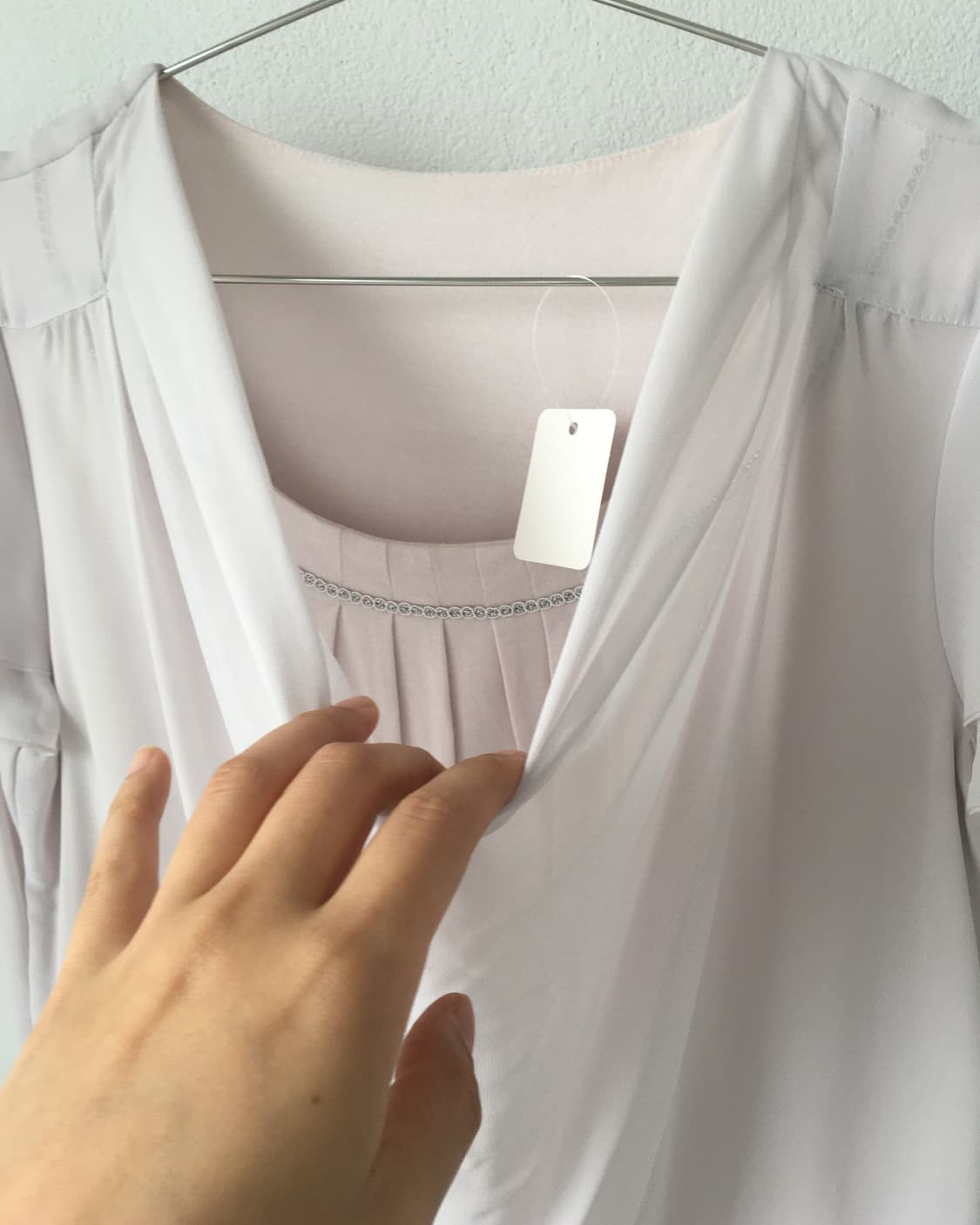 Drape point blouse 상품이미지4