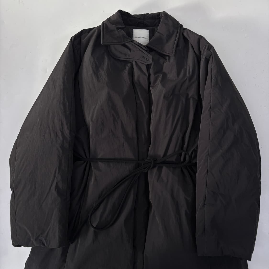 Le17septembre 르셉템버 블랙 롱 패딩 코트 상품이미지4