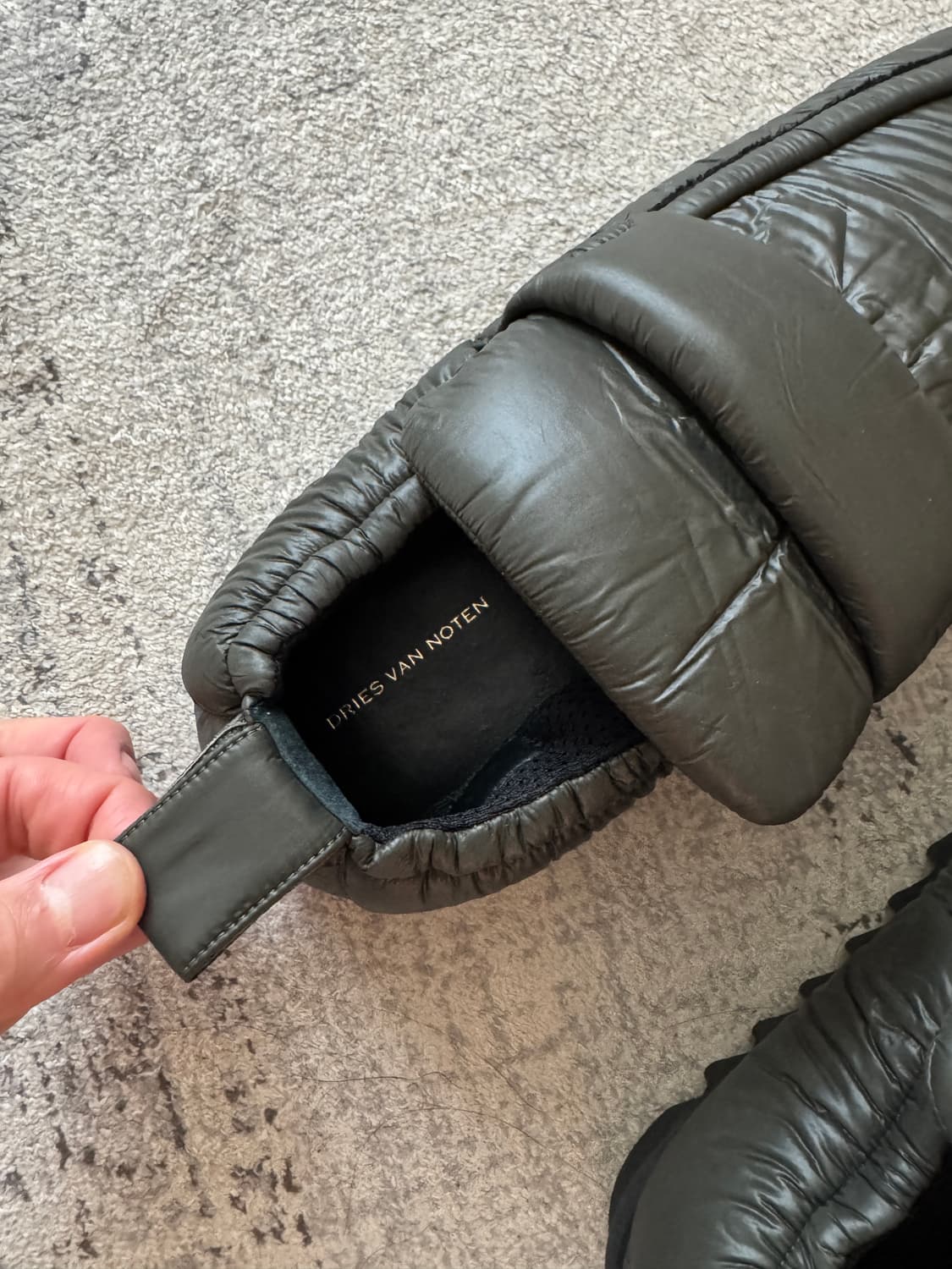 드리스 반 노튼 패디드 로퍼 그린 상품이미지4