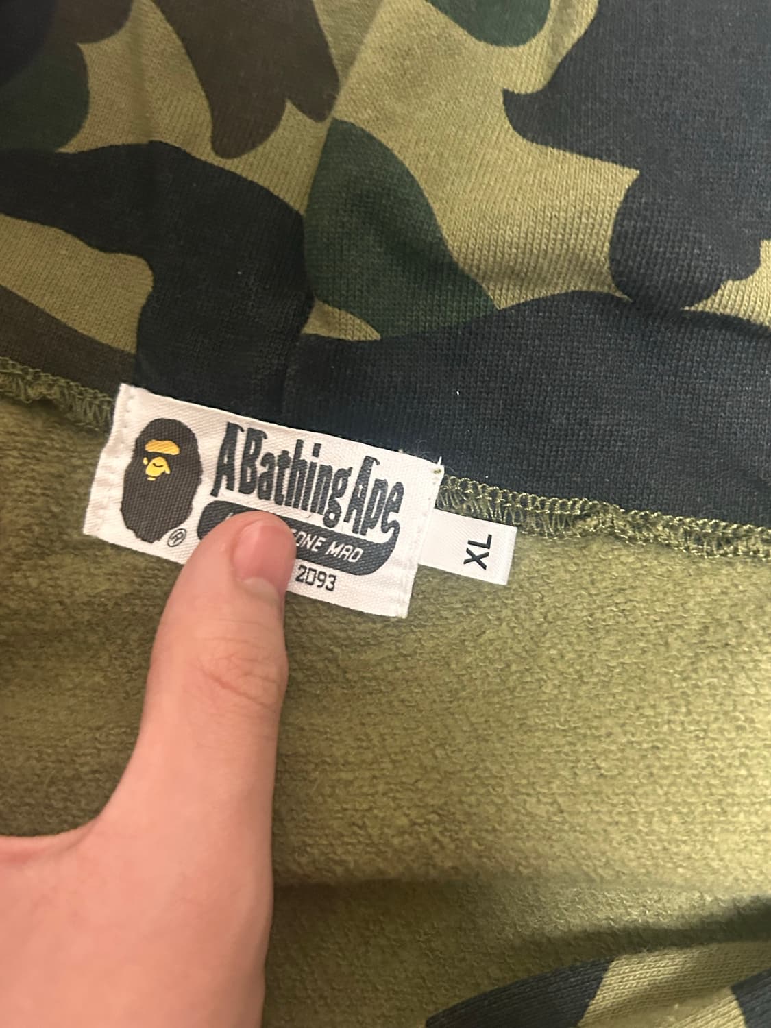 베이프 녹계 xl 상품이미지2