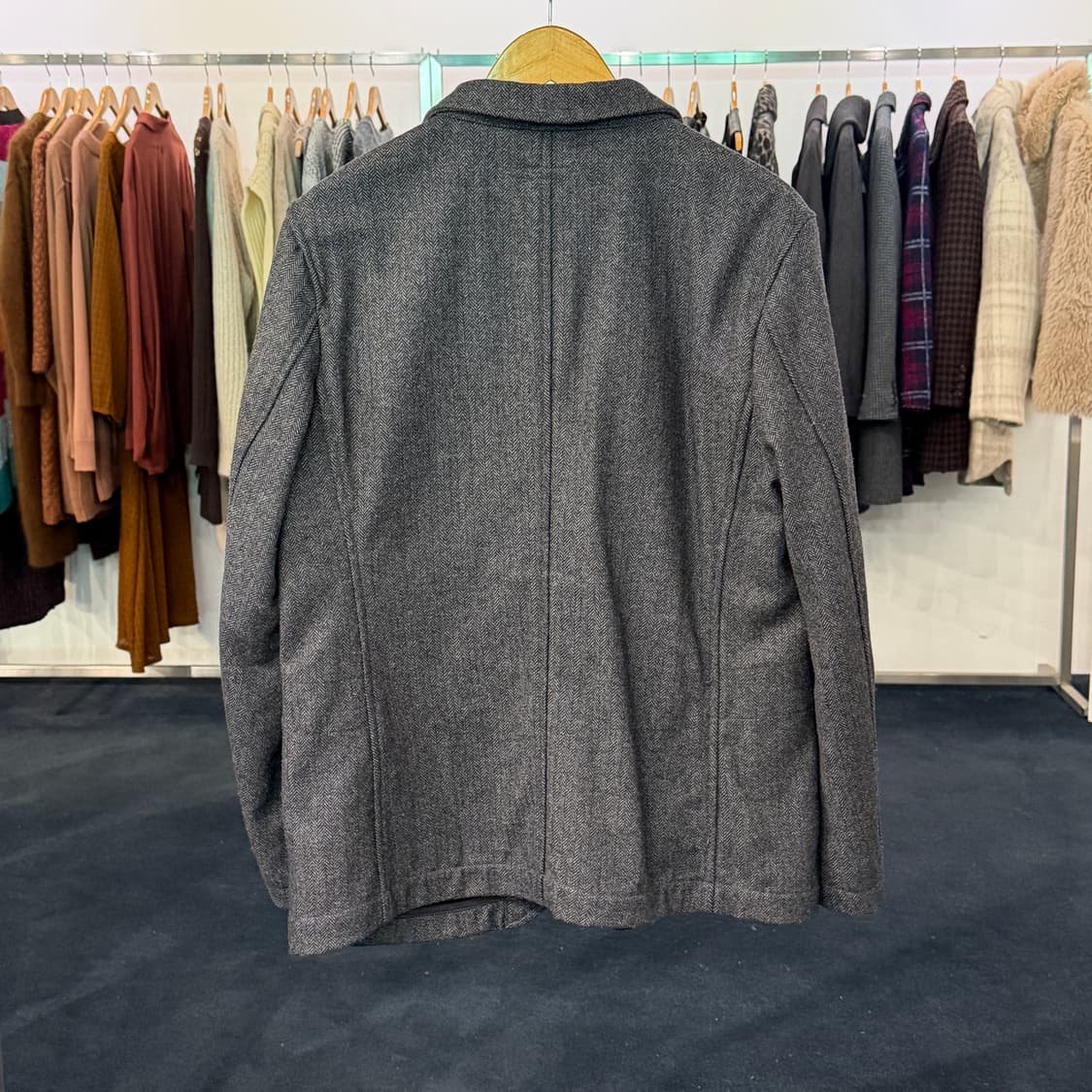 [L] A.blue garments 헤링본 자켓 상품이미지2