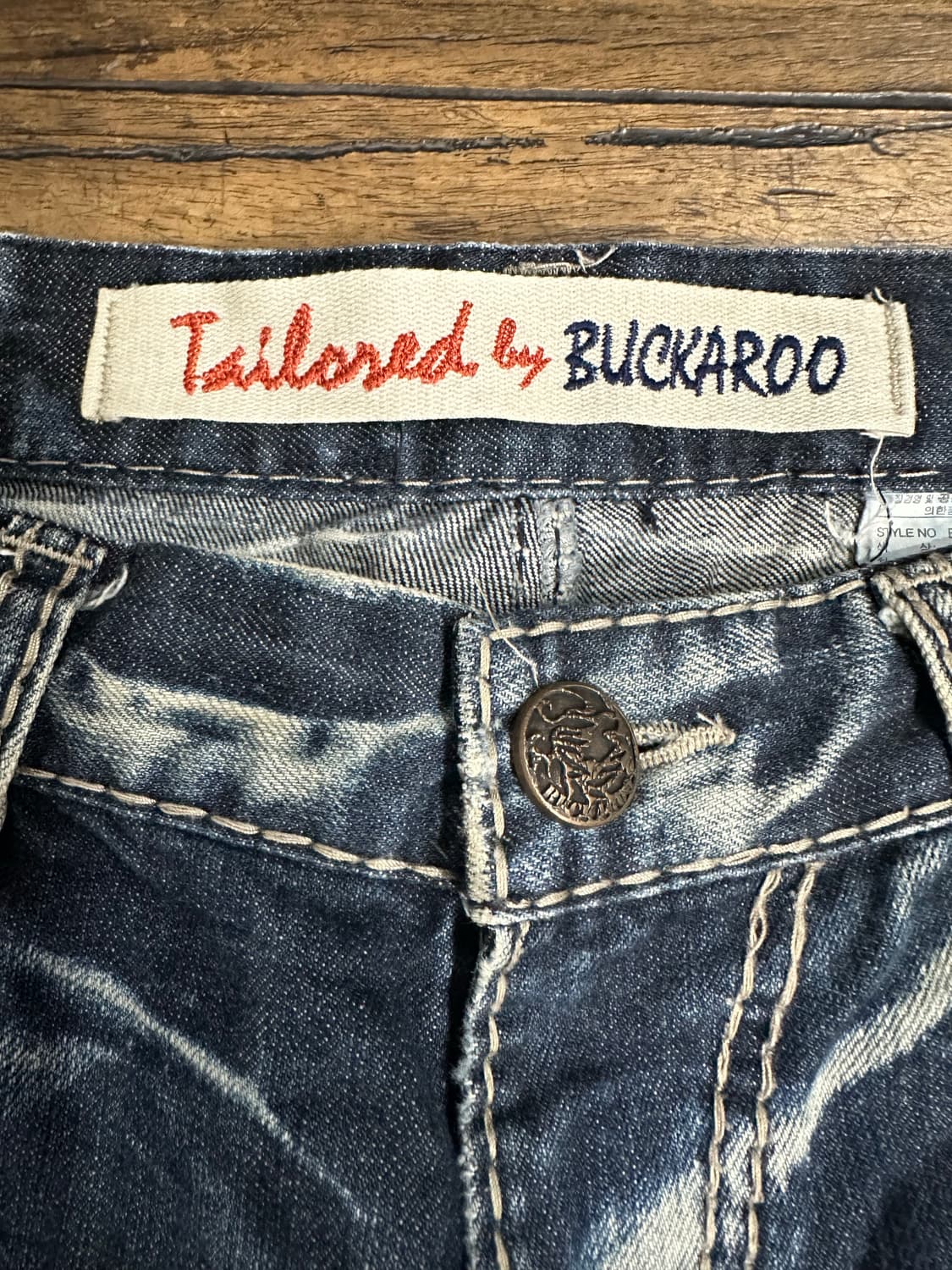 Tailored by BUCKAROO Y2K 빈티지 데님 34 상품이미지6
