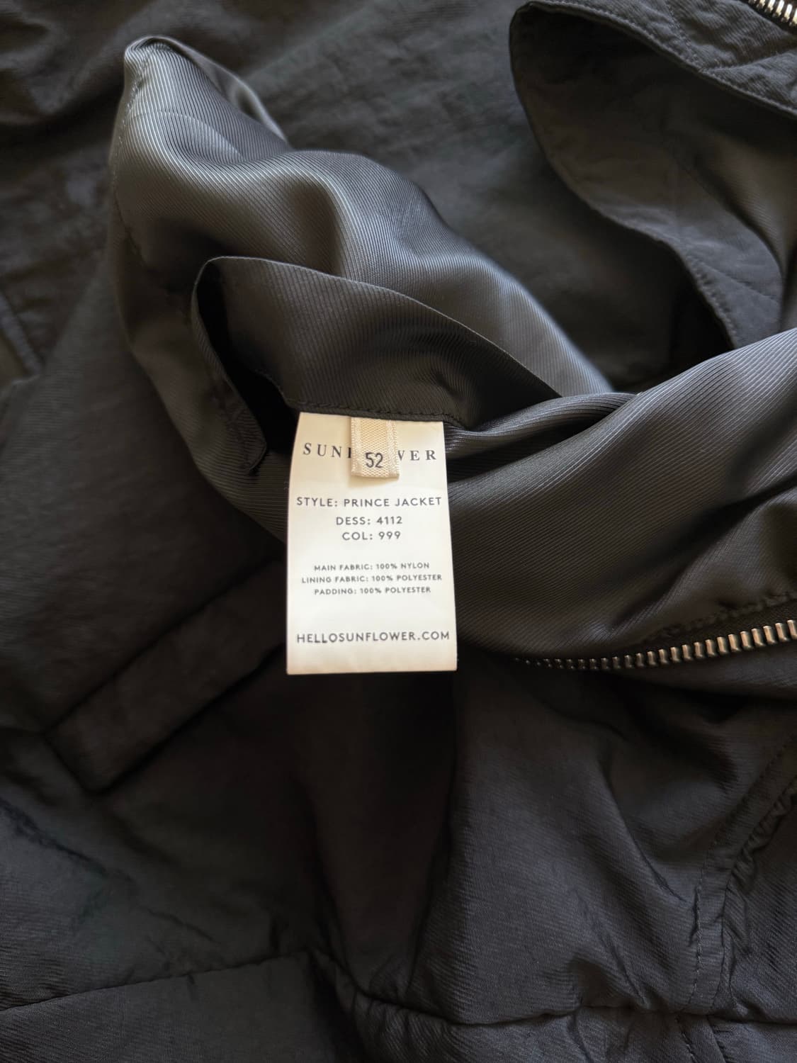 선플라워 프린스 자켓 블랙 52 상품이미지9