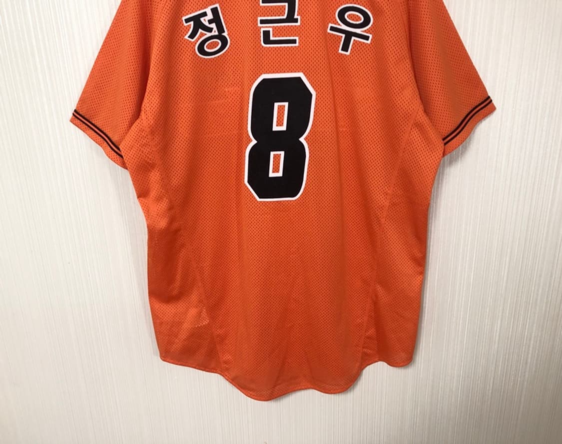 KBO KN 한화이글스 오렌지 홈유니폼/져지 100 #8 정근우 상품이미지10