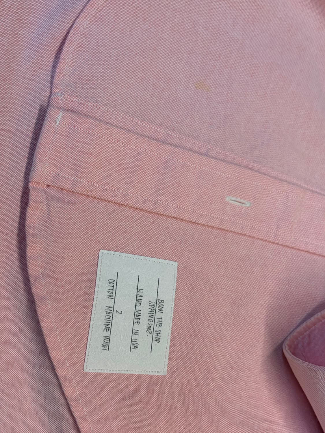 톰 브라운 아카이브 핑크 셔츠 [size 2] 상품이미지5