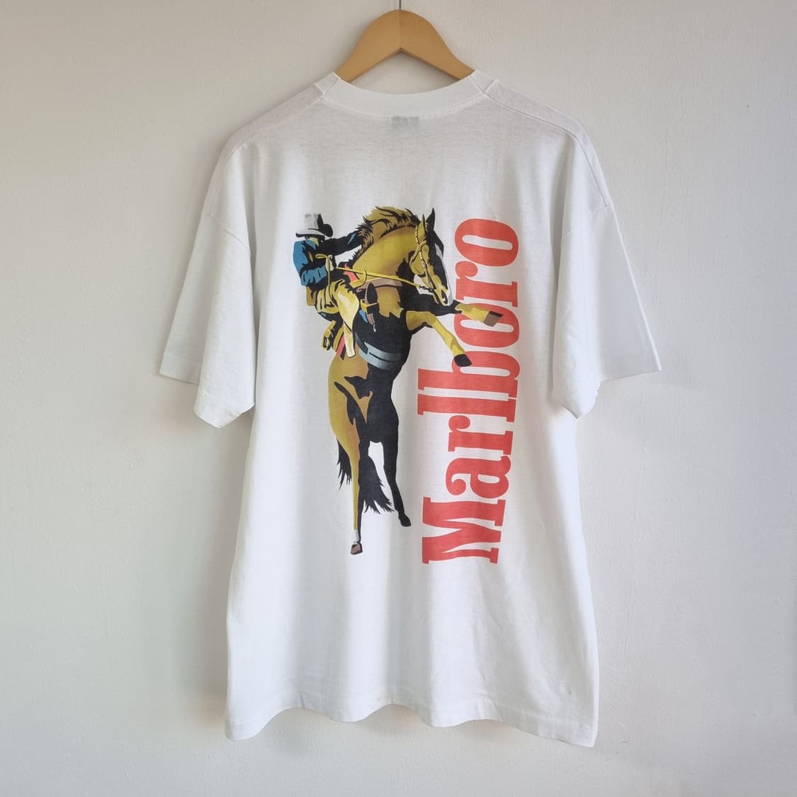 90s Marlboro 카우보이 반팔티셔츠 - XL 상품이미지1