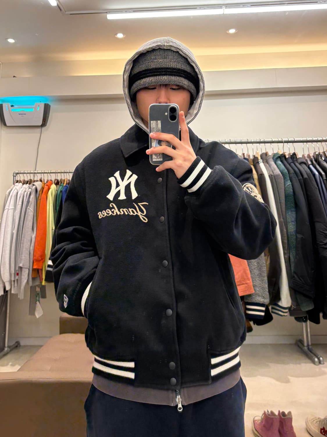 뉴에라 뉴욕 양키스 울 붐버점퍼 상품이미지6