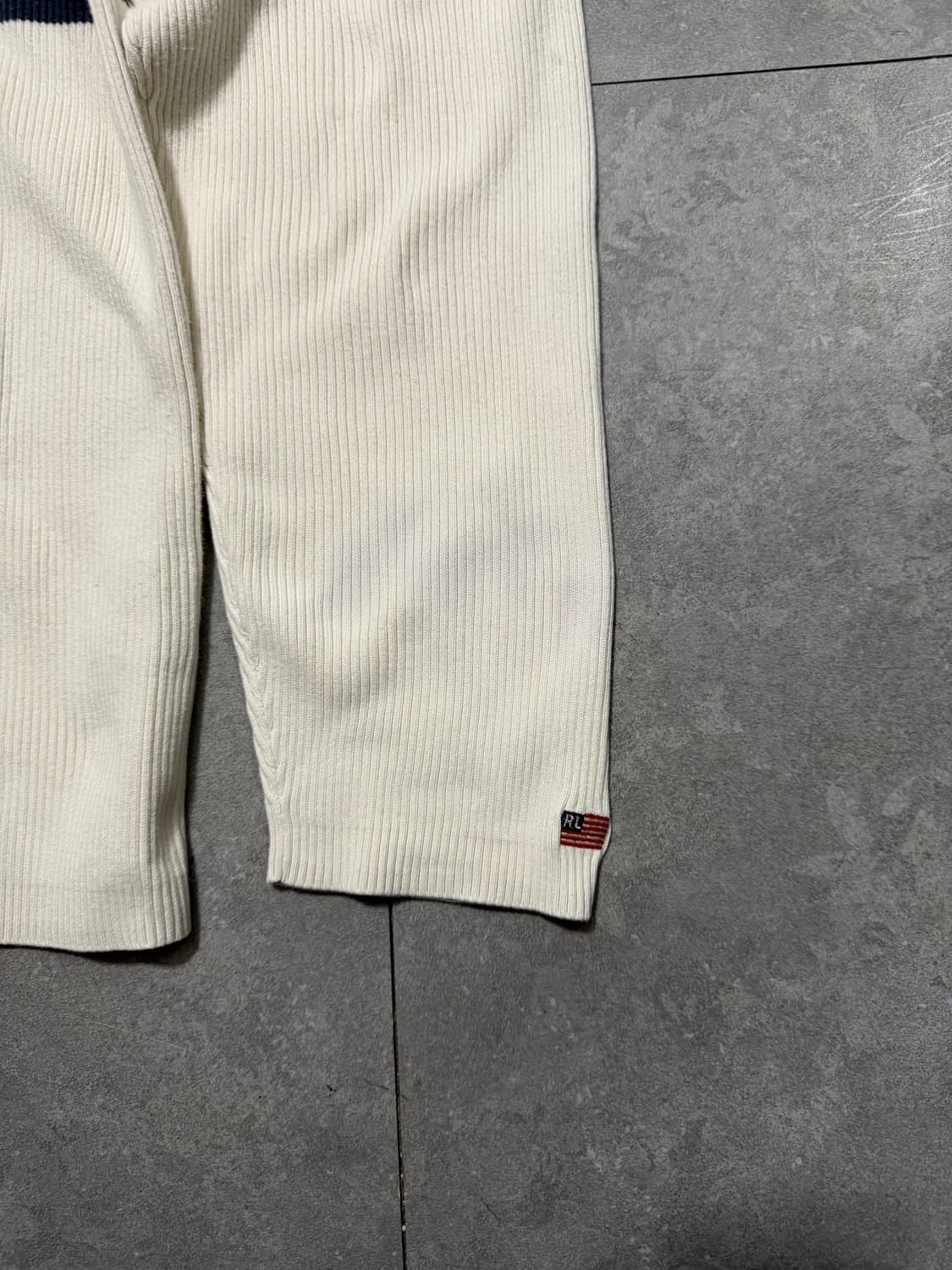 00s  두산 랄프로렌 폴로 진  빈티지 와플 코튼 니트   100 상품이미지2