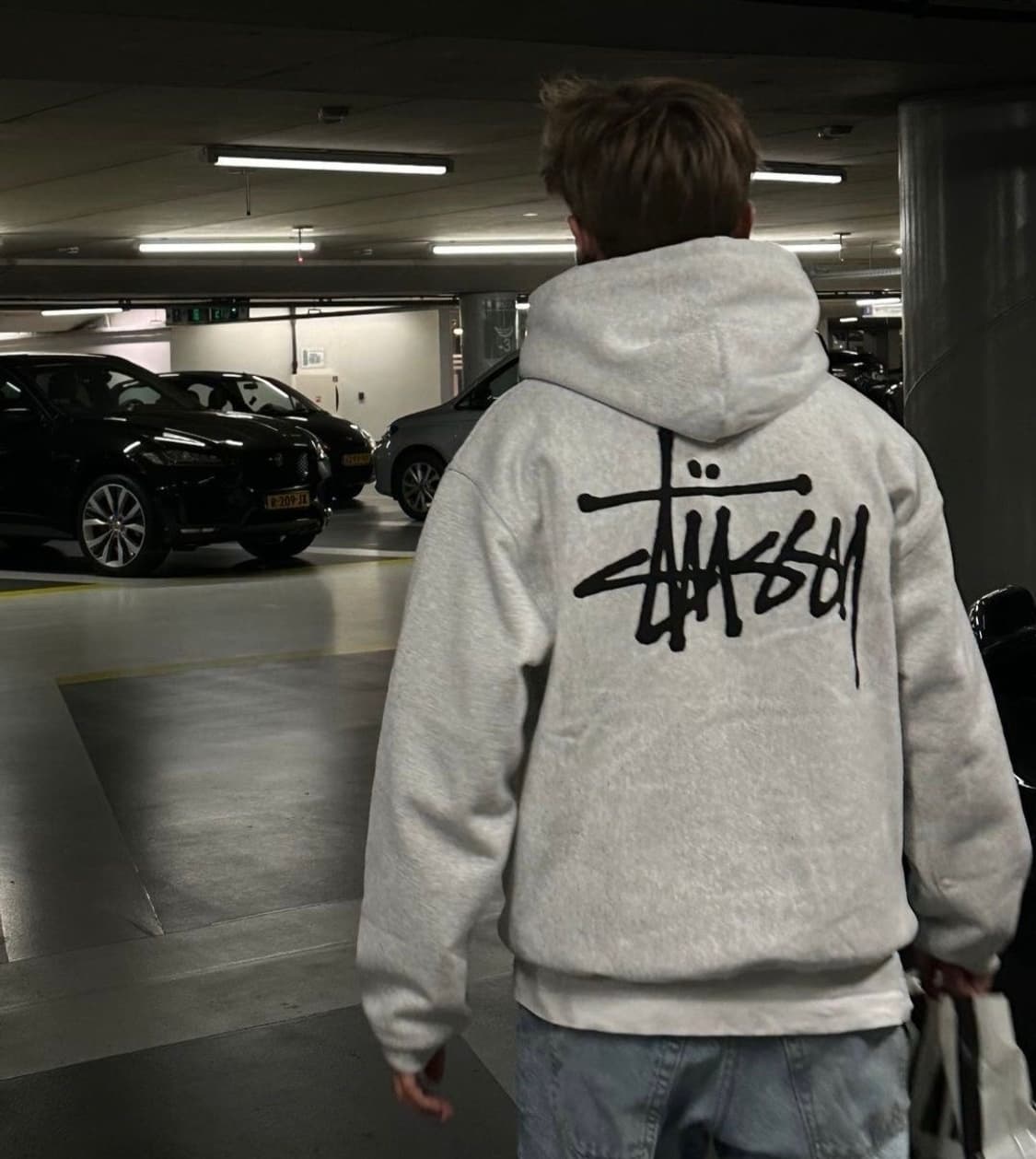 스투시 후드티 애쉬헤더 상품이미지2