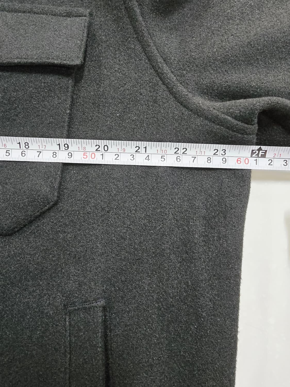 코모도 스퀘어 포켓 블랙 자켓 점퍼105 상품이미지8