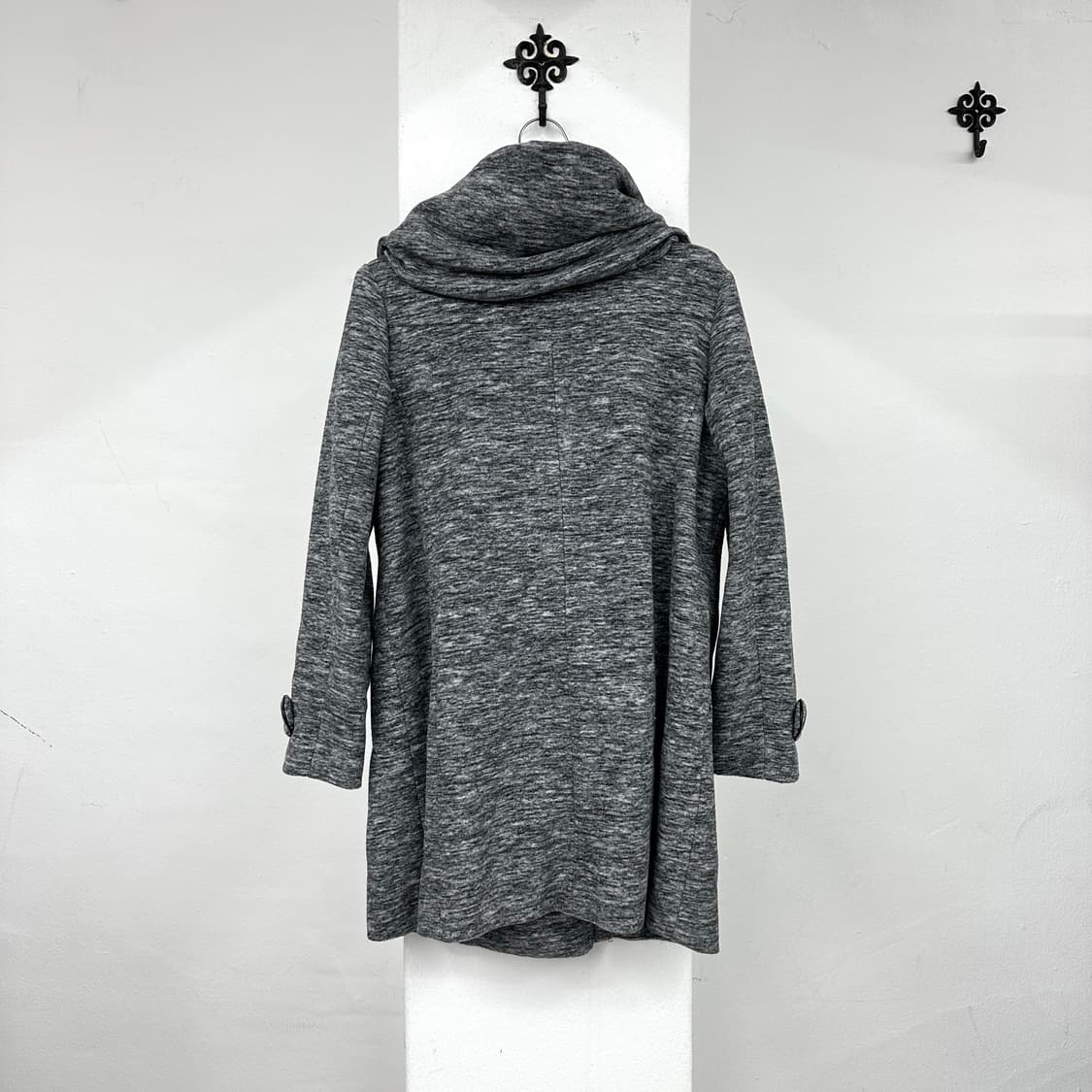 B.B.P noise pattern drape hood shirts 상품이미지6