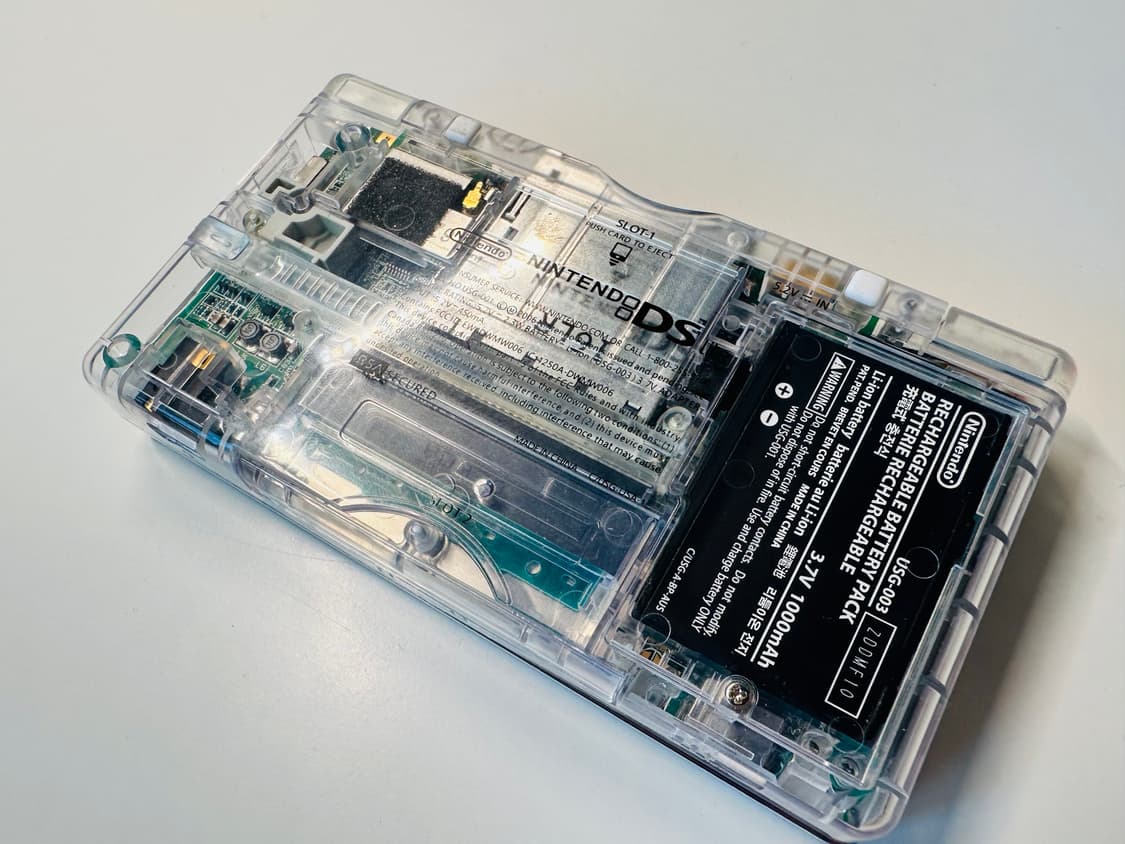 닌텐도 DSL 클리어 하우징 한글 정발판 + 정품 충전기 판매(게임보이) 상품이미지5