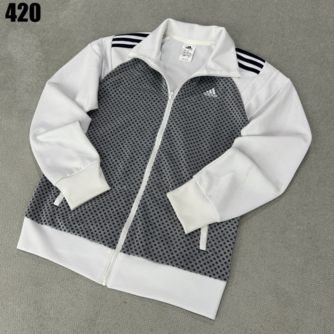 아디다스 화이트 트랙탑 자켓  상품이미지1
