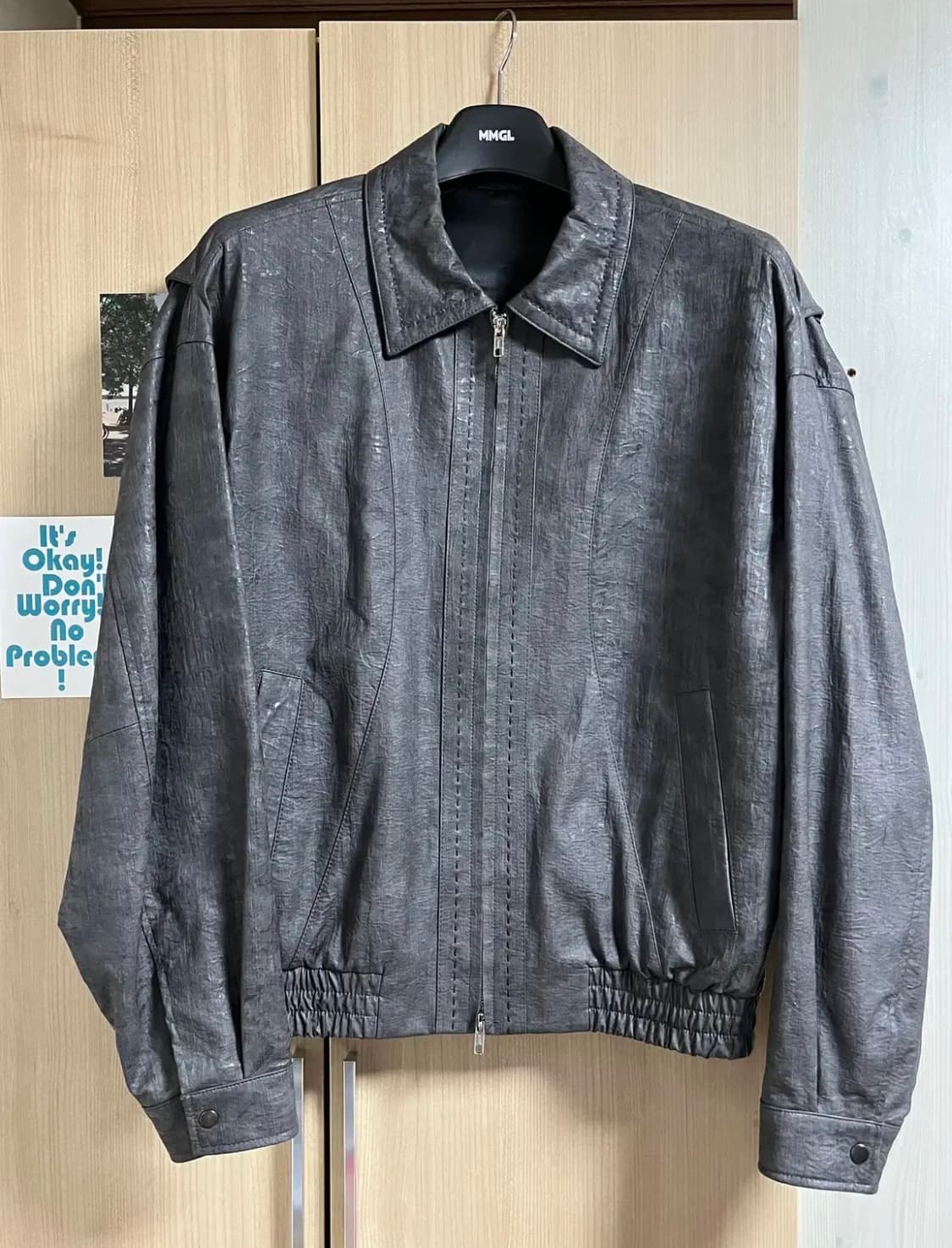 Mmgl leather bluson 가죽자켓 상품이미지1