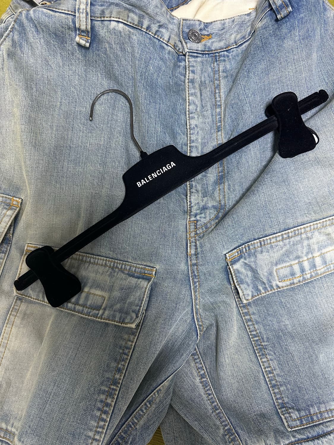 발렌시아가 재패니즈 라지 카고 팬츠 데님 상품이미지8