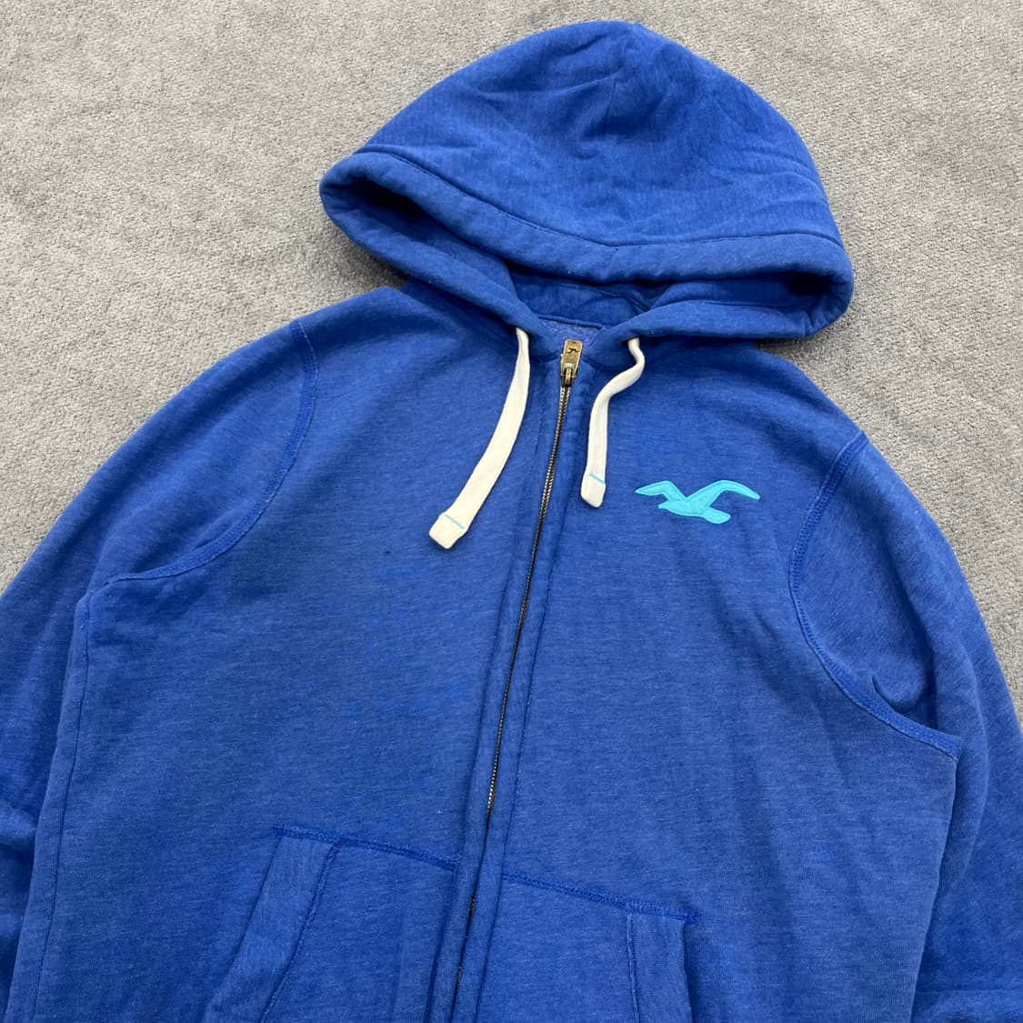 XL 홀리스터 파란색 후드집업 상품이미지2