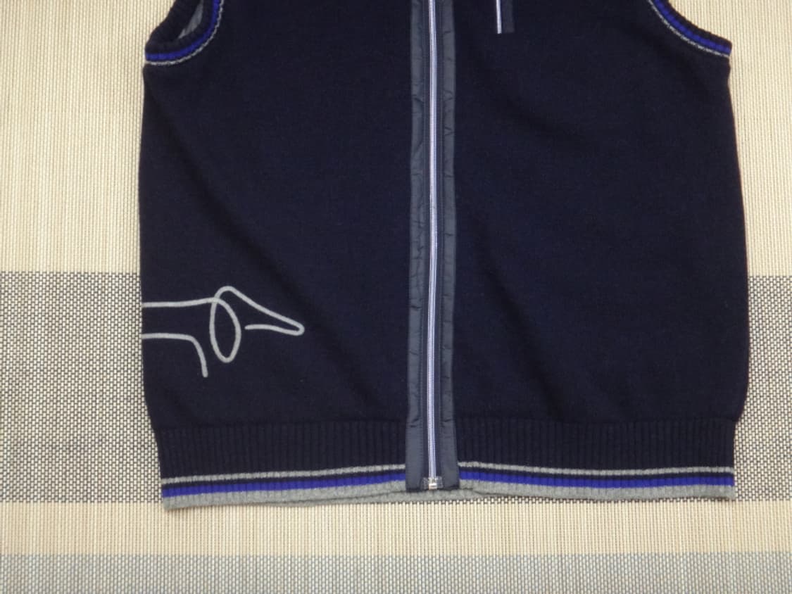 (105) 루이까스텔 남성 울혼방 니트 방풍 베스트 상품이미지5