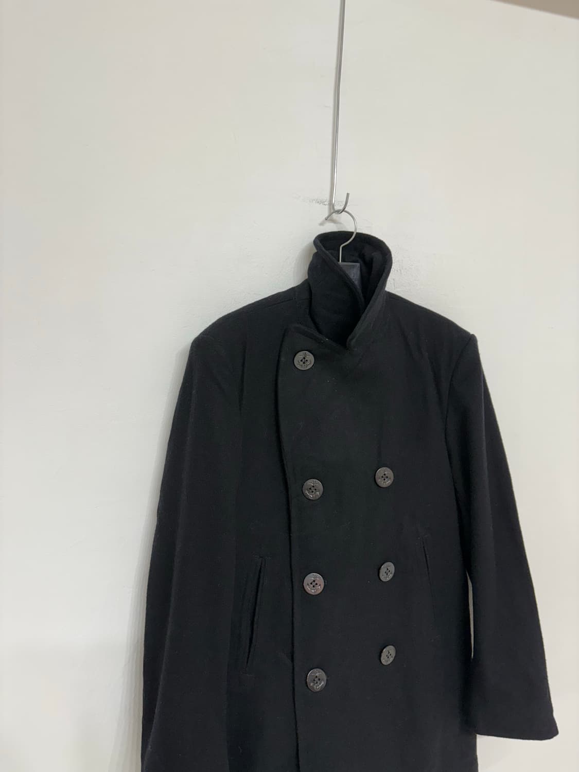 80‘s USN Wool Pea Overcoat. 상품이미지10