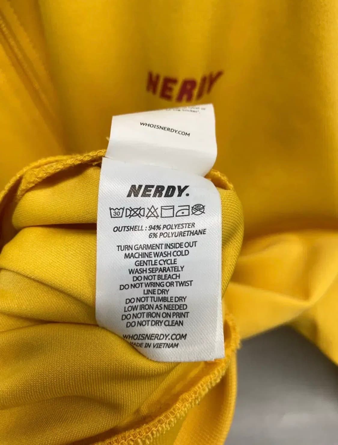 널디 NERDY 옐로우 트랙탑 세트 M-L 상품이미지7
